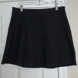 Perfect mini a-line black skirt